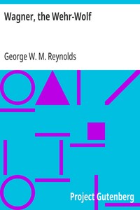 Cover of Wagner, the Wehr-Wolf — Reading Notes